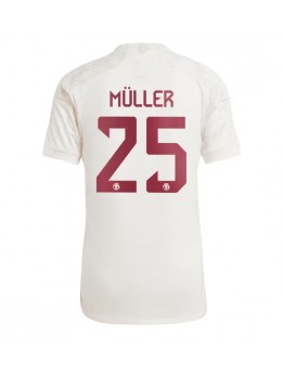 Bayern Munich Thomas Muller #25 Ausweichtrikot 2023-24 Kurzarm